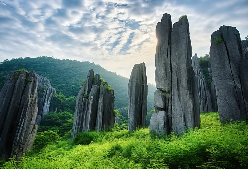 Chiêm ngưỡng cột đá đẹp hùng vĩ