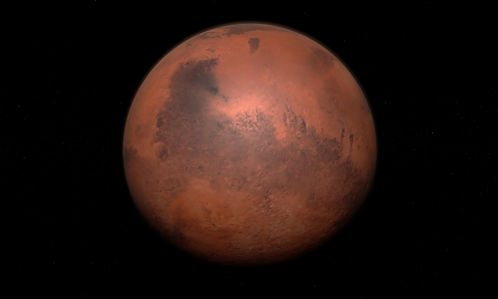 Toàn cảnh thung lũng valles marineris dài nhất hệ mặt trời